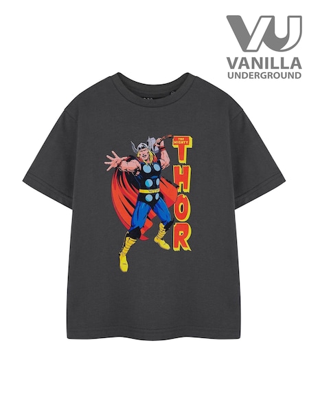 Vanilla Underground Grey Boys 100% Cotton Marvel Licensed T-Shirt (E73368) | €20