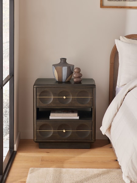 Dark Brown Eden Solid Mango Wood Side Table (E73506) | €490