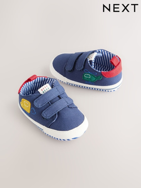 Военно-морские автомобили - Baby Two Strap Trainers (0-24mths) (E73507) | €11