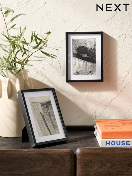 Set of 2 Black Hadley Photo Frames (E73543) | 1,070 ISK - 2,145 ISK