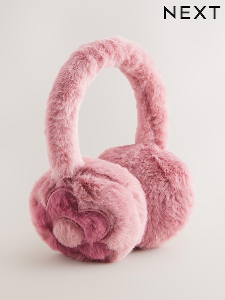 Light Pink Flower Earmuffs (E73570) | AED49