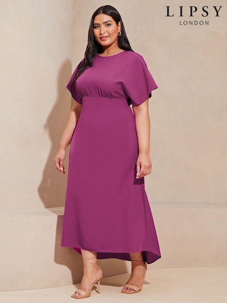 Lipsy Flutter Sleeve Underbust Midi Dress (E73580) | 77 €