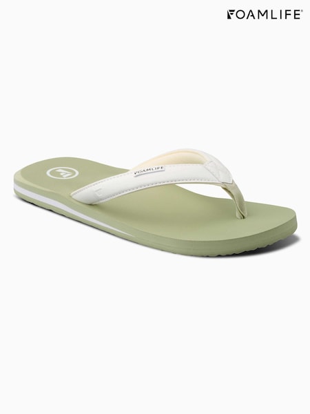 Foamlife Green Womens Lixi-SC Flip Flops (E73674) | ₪141