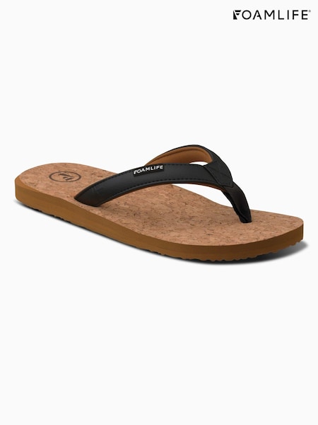 Foamlife Brown Womens Goldie Earth Flip Flops (E73703) | R$ 395