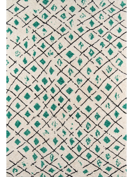 Novogratz Green Bungalow Plush Tallulah Rug (E73771) | €184 - €1,023