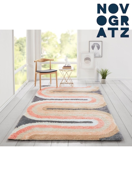 Novogratz Pastel Retro Shaggy Wave Rug (E73792) | $206 - $857