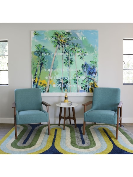 Novogratz Multi retro Shaggy Wave Rug (E73811) | $223 - $857