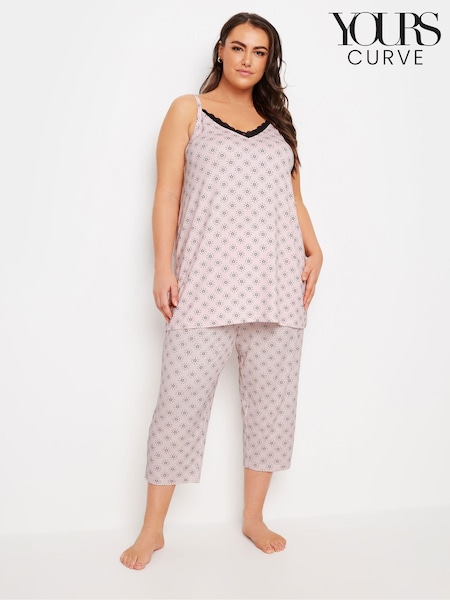 Yours Curve Sparkly Star Cami Top Pyjamas Set (E74171) | ‏109 ر.ق.