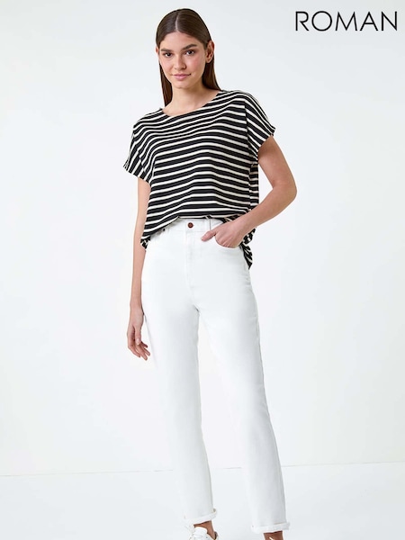 Roman Slim Leg Stretch Mom Jeans (E74226) | €35