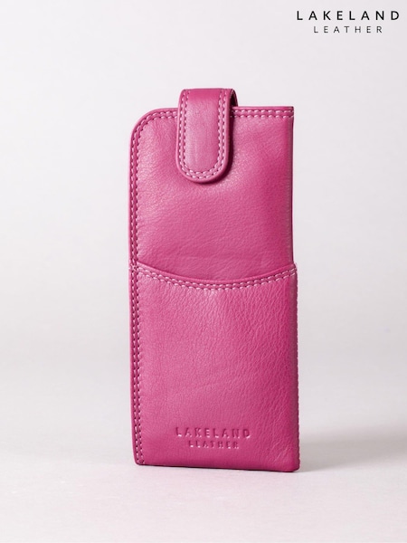 Lakeland Leather Cranberry Glasses Case (E74294) | €23