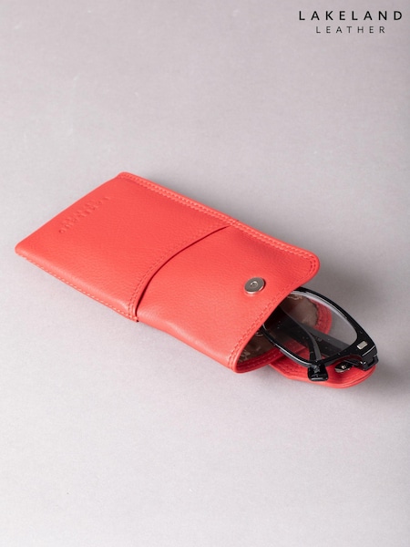 Tumma Punainen - Lakeland Leather Lasit -kotelo (E74295) | €27