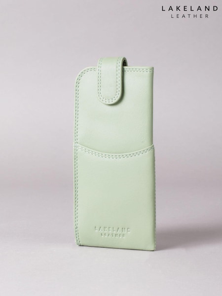 Lakeland Leather Sage Green Glasses Case (E74301) | €23