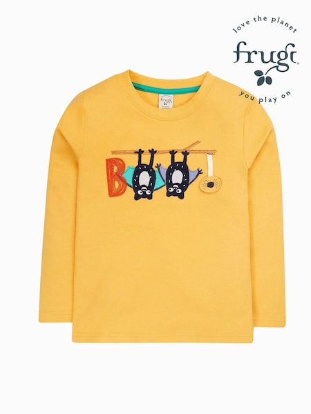 Frugi Yellow Bat Halloween Applique Top (E74312) | 1 202 грн - 1 442 грн