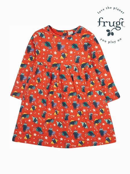 Frugi Boys Orange All-over Print Halloween Sweatshirt (E74321) | 1 442 грн - 1 562 грн