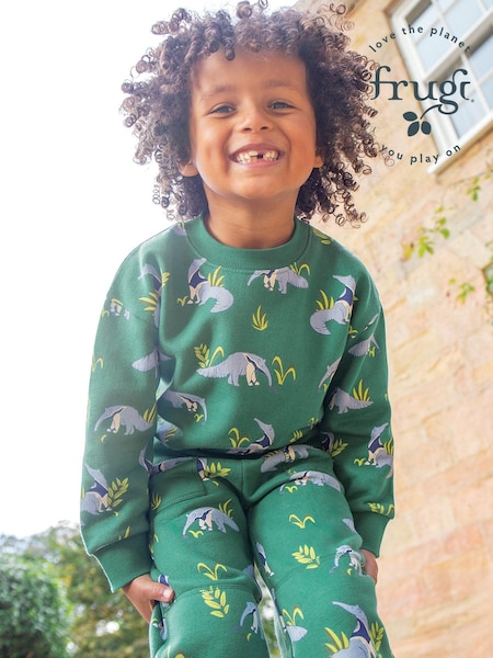 Frugi Green Animal Superb Sweatshirt (E74329) | 31 € - 48 €