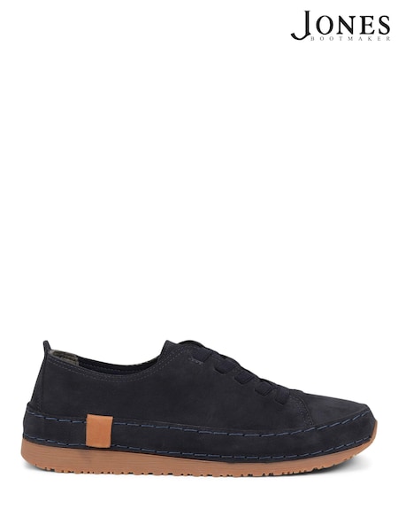 Jones Bootmaker Navy Amarilla Lace-Up Trainers (E74363) | €57