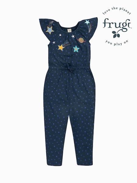 Frugi Blue Stars Lorena Jumpsuit (E74375) | 253 LEI - 268 LEI