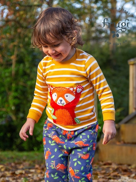 Frugi Yellow Striped Easy On Top (E74397) | ‏54 ر.ق. - ‏64 ر.ق.