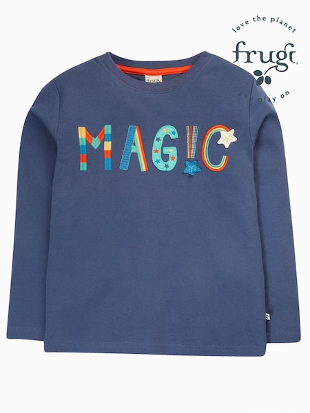 Frugi Blue Applique Magic Top (E74399) | 54 QAR - 59 QAR