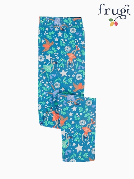 Frugi Blue All Over Print Leggings (E74401) | €21 - €24