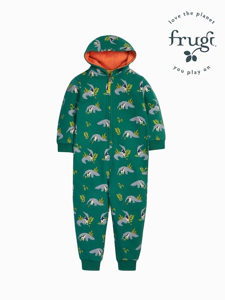 Frugi Boys Green Comfy All-In-One (E74419) | kr685 - kr714