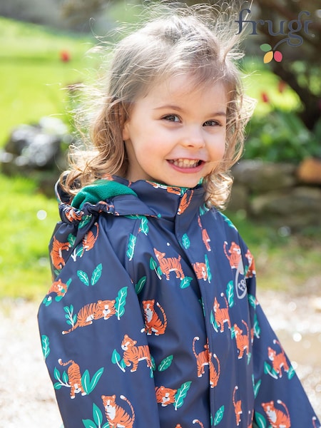 Frugi Orange Waterproof Printed Tiger Puddle Buster All-In-One (E74477) | 3 485 грн - 3 725 грн