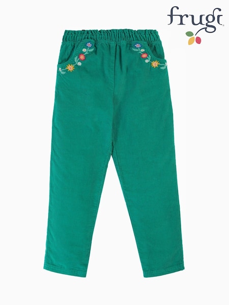 Frugi Girls Green Corduroy Trousers (E74487) | 253 LEI - 268 LEI