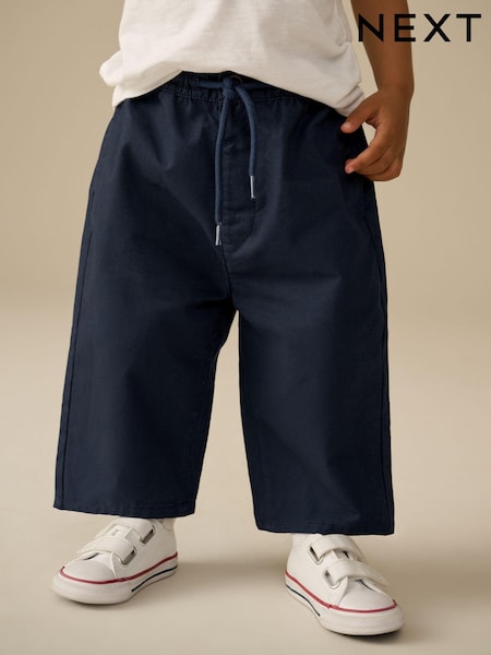 Laivasto - Wide Leg 100% Cotton Chino Trousers With Elasticated Waist (3mths-7yrs) (E74580) | €16 - €19
