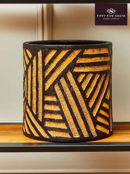 Fifty Five South Black Darnell Planter (E74613) | €129