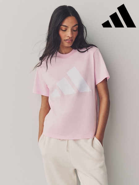 adidas Pink 100% Cotton T-Shirt (E74664) | R$ 225