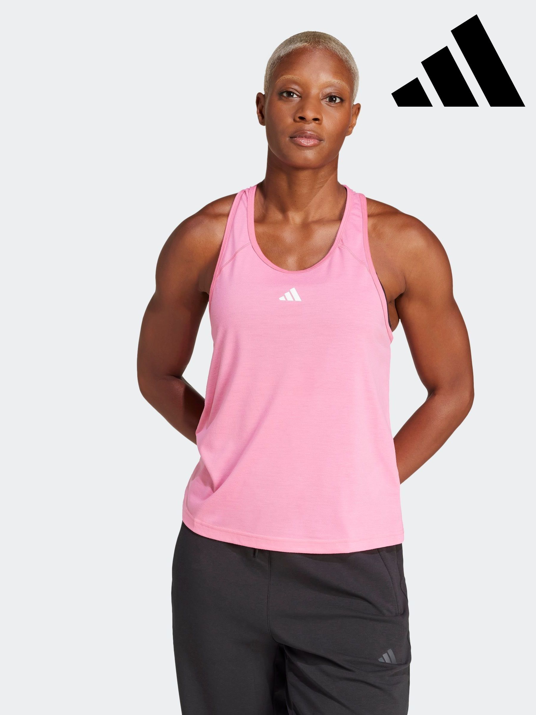 adidas pink tank