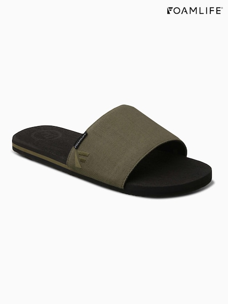 Foamlife Black Mens Sully Slide Sliders (E74742) | ₪201