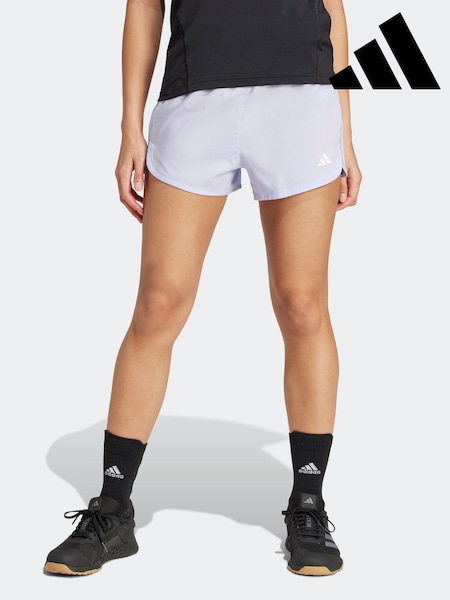 סגול - Adidas Pacer Woven Shorts (E74756) | ‏141‏₪