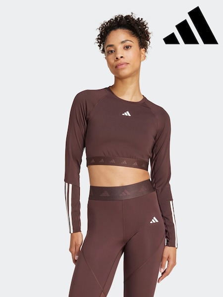 adidas Brown/White Hyperglam Long Sleeve (E74772) | 1,983 UAH