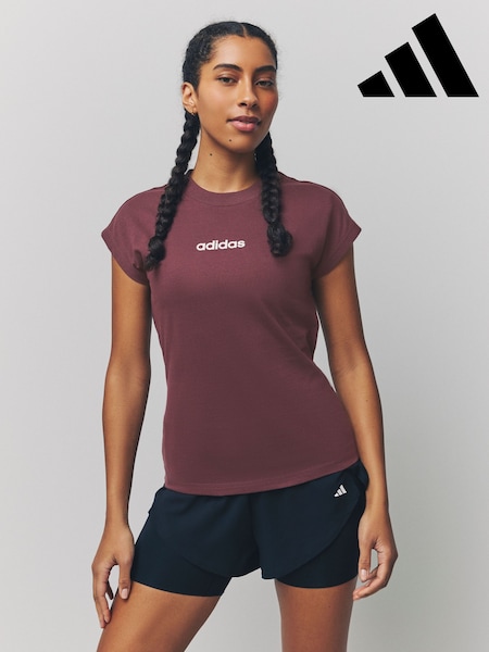 adidas Red Essentials Single Jersey T-Shirt (E75111) | €20