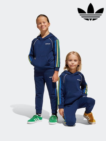 adidas originals Navy Hoodie Tracksuit (E75141) | €64