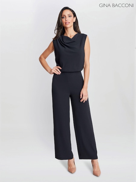 Anaya Crepe Jumpsuit (E75175) | 470 QAR