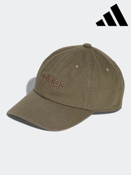 ירוק - Adidas 100% Cotton Dad Cap (E75290) | ‏116‏₪
