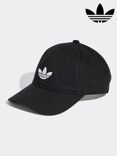 Schwarz - Adidas Originals Adicolour Classic Trefoil 100% Cotton Baseball Cap (E75295) | 28 €