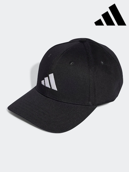 שחור - Adidas 100% Cotton Baseball Cap (E75308) | ‏91‏₪