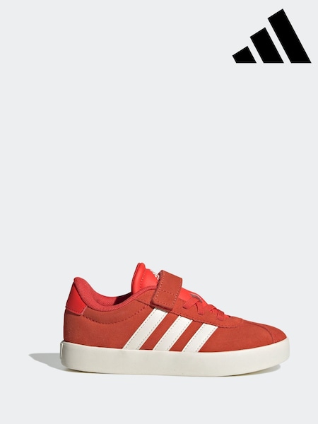 adidas Red/White VL Court 3.0 Trainers (E75344) | R$ 325