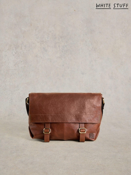 White Stuff Teddy Leather Messenger Bag (E75377) | € 120