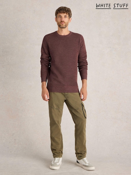White Stuff Pink Attadale Crew Neck Jumper (E75414) | €32