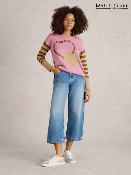 White Stuff Olive Heart Jumper (E75429) | €52