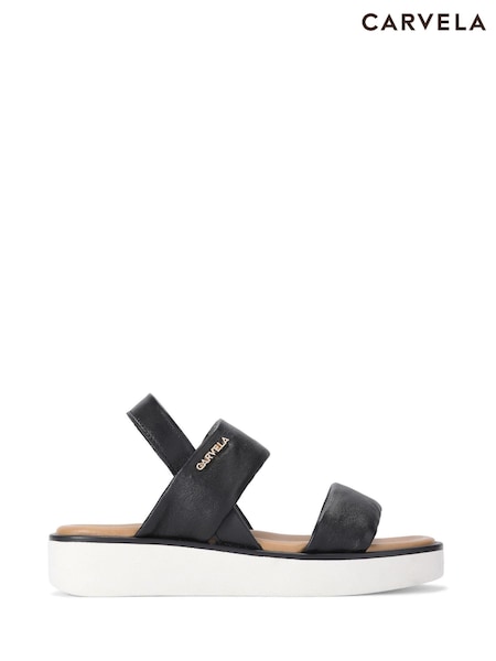 Preto - Carvela Trax Black Shoes (E75683) | R$ 880