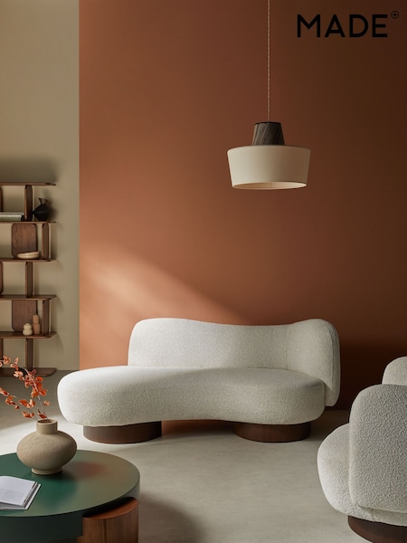 MADE.COM Off White Pax Boucle Novara 2 Seater Sofa (E75771) | €946