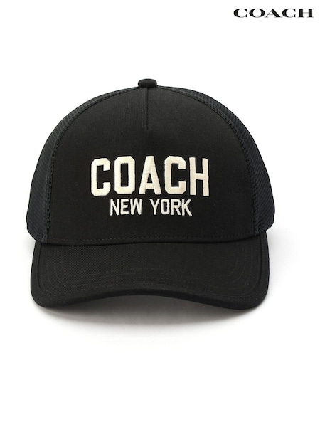 COACH Trucker 100% Cotton Black Hat (E75916) | € 75