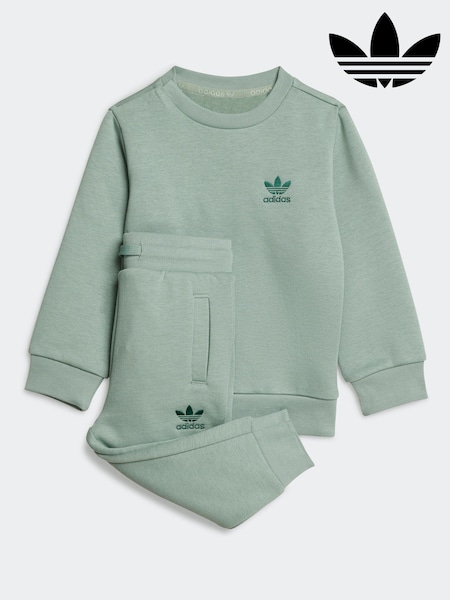Зеленый - adidas Crew Tracksuit Set (E75926) | €37