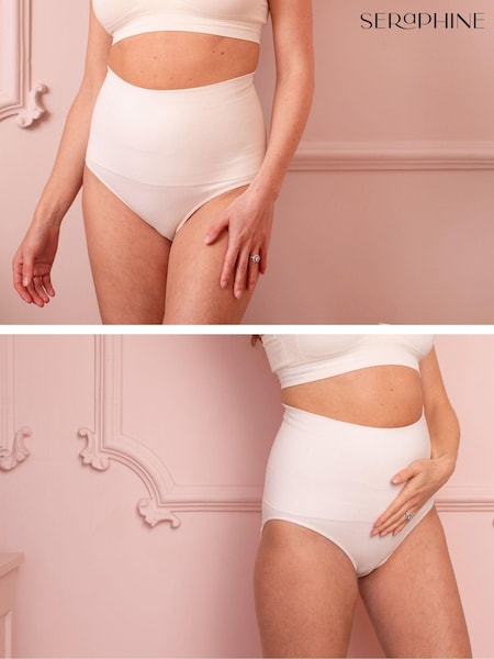 Seraphine Cream Vivette Compression Briefs 2 Pack (E75938) | €16