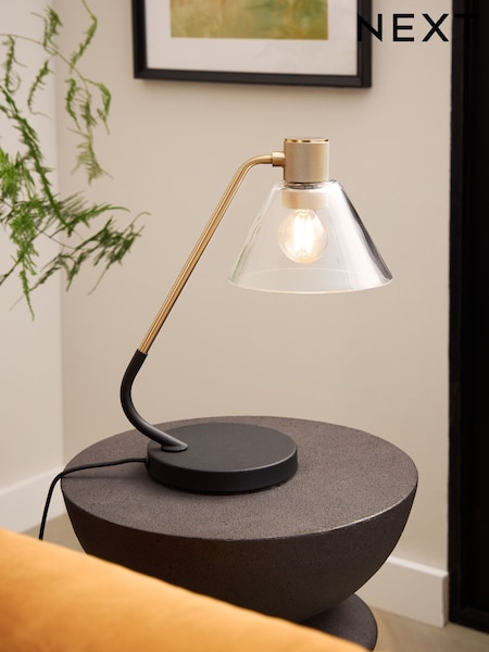 Brass Denver Touch Table Lamp (E76268) | €59